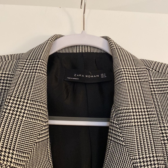 Houndstooth plaid Zara blazer - Picture 3 of 4